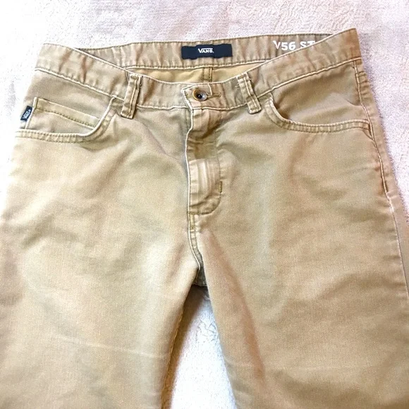 Vans Jeans Vans V56 Standard Tan Jeans Size 3x30 Poshmark